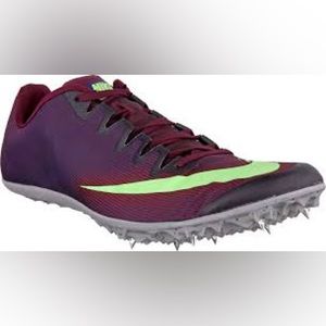 Nike Zoom 400 Track Spikes Size 13 AA1205-500 Purple Lime Mens Racing Sprint